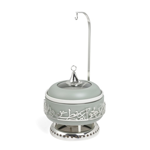 [HJ1371] Serving Buffet - L From Jiwar - Light Green + Silver