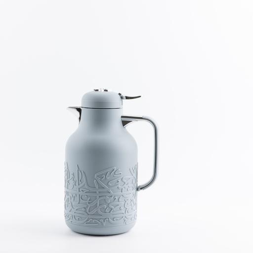 [KP1078] One Vacuum Flask For Tea And Coffee From Jiwar - Blue + Silver