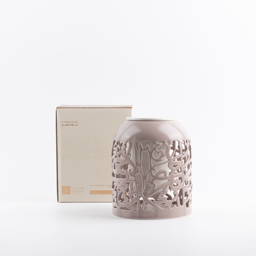 [ET2746] Flower Vase - S From Jiwar -  Purple + Gold