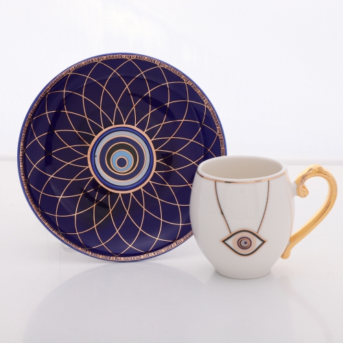 White - Turkish Coffee Sets From Nazar Bochnq